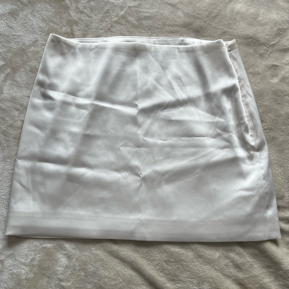 Aritzia silk skirt+tank set